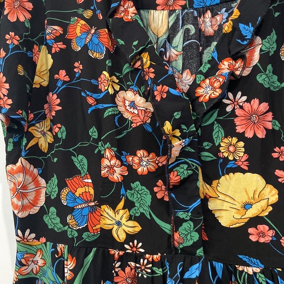 Anthropologie - Maeve - Bloedel Floral Butterfly Dress - Picture 9 of 17